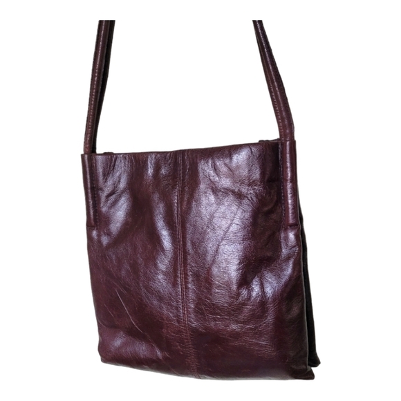 Wilsons Leather Pelle Studio Brown Leather Shoulder Handbag Vintage - Picture 2 of 11